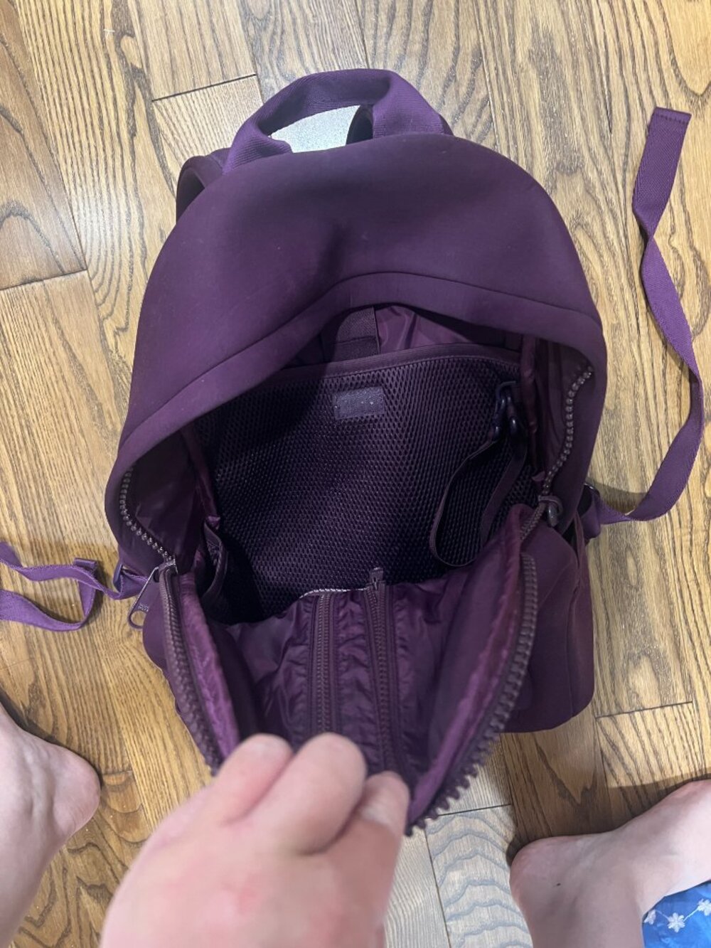 Dagne Dover Dakota Backpack - Medium - Purple/Eclipse - Picture 3 of 4